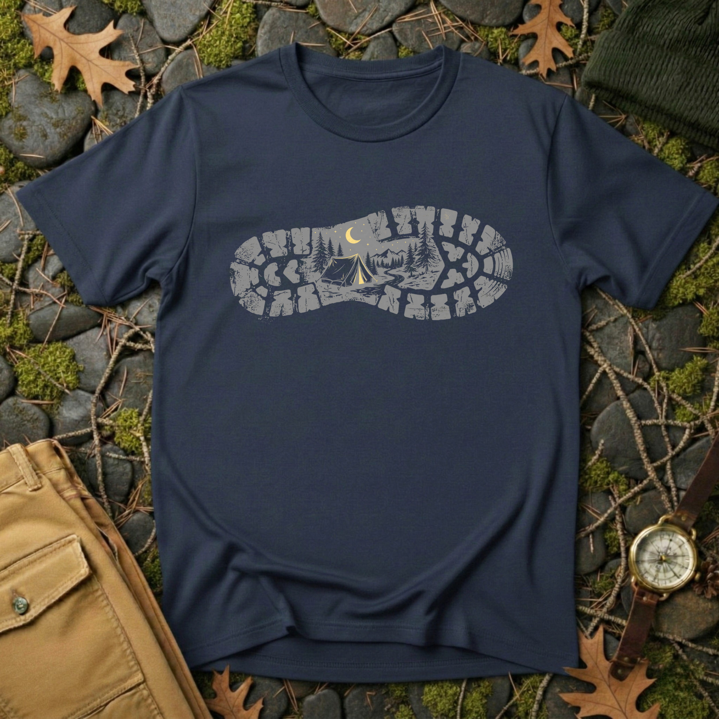 Trail Print T-Shirt