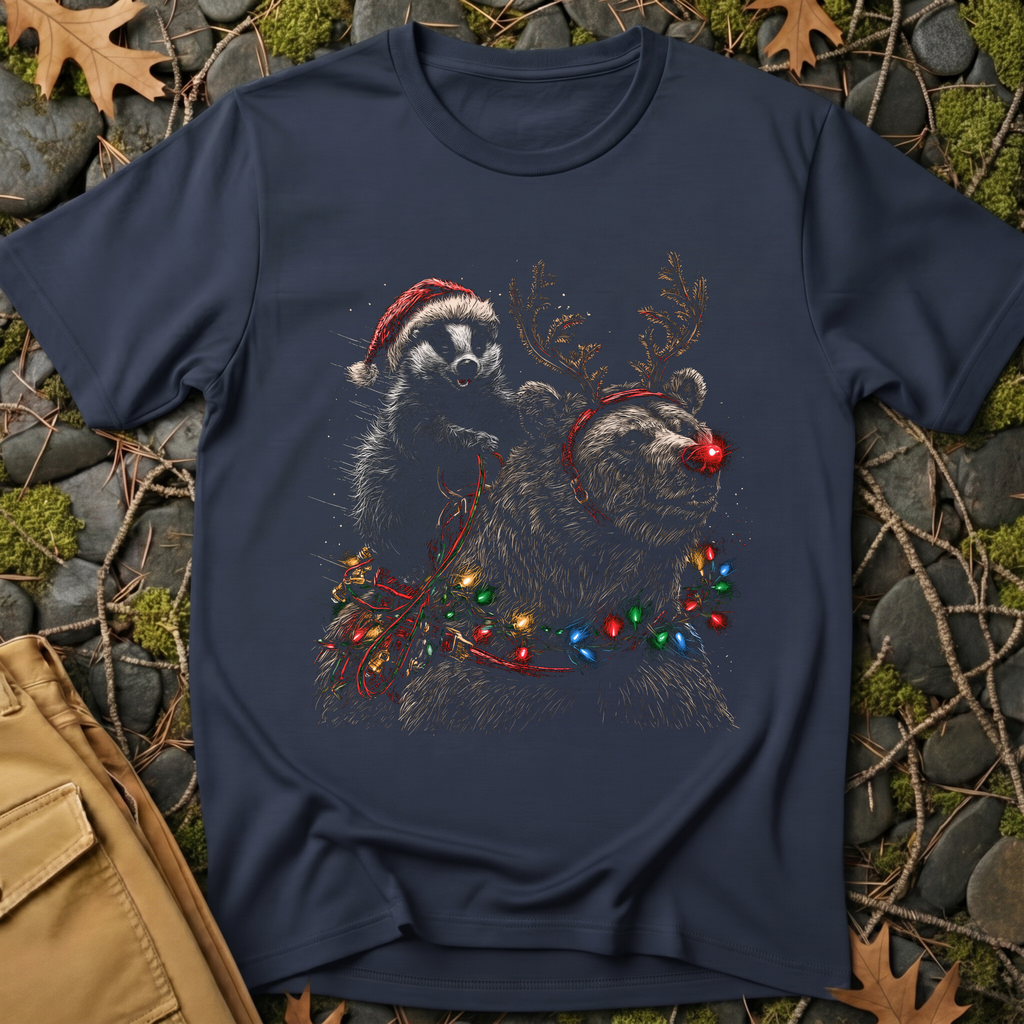 Badger & Bear Holiday Express T-Shirt