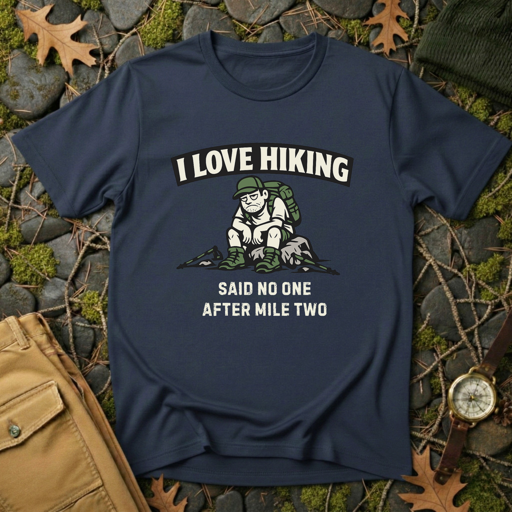 Male Hate Hiking T-Shirt