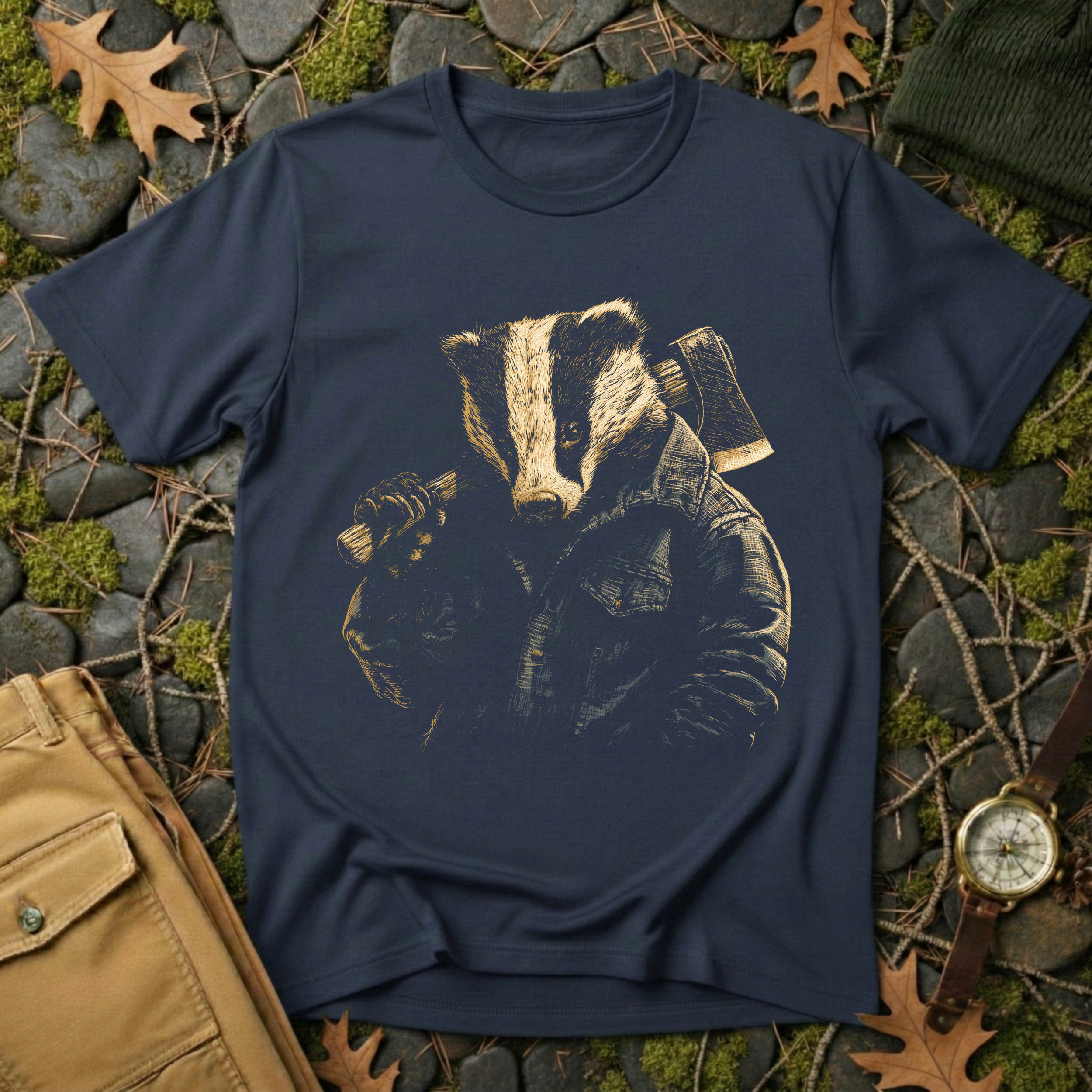 Lumberjack Badger T-Shirt