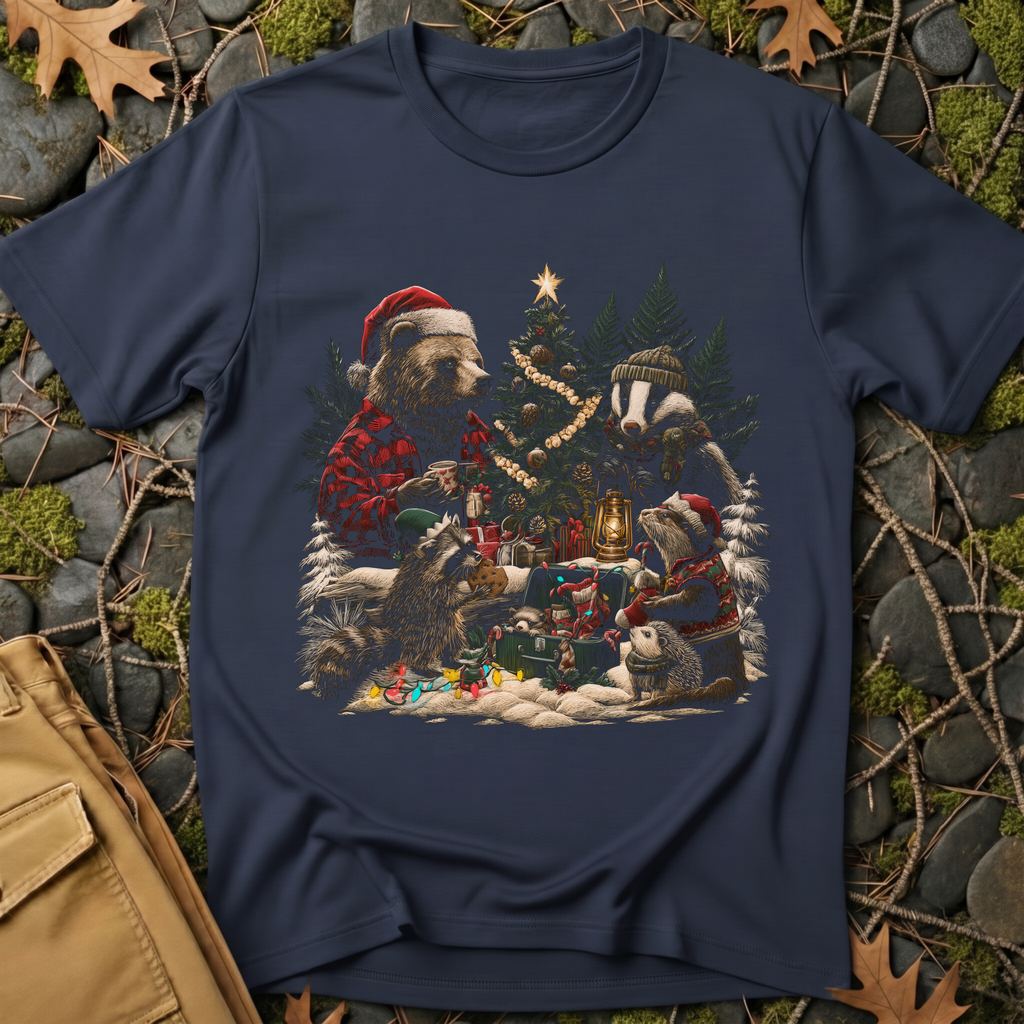 Woodland Christmas Gathering T-Shirt