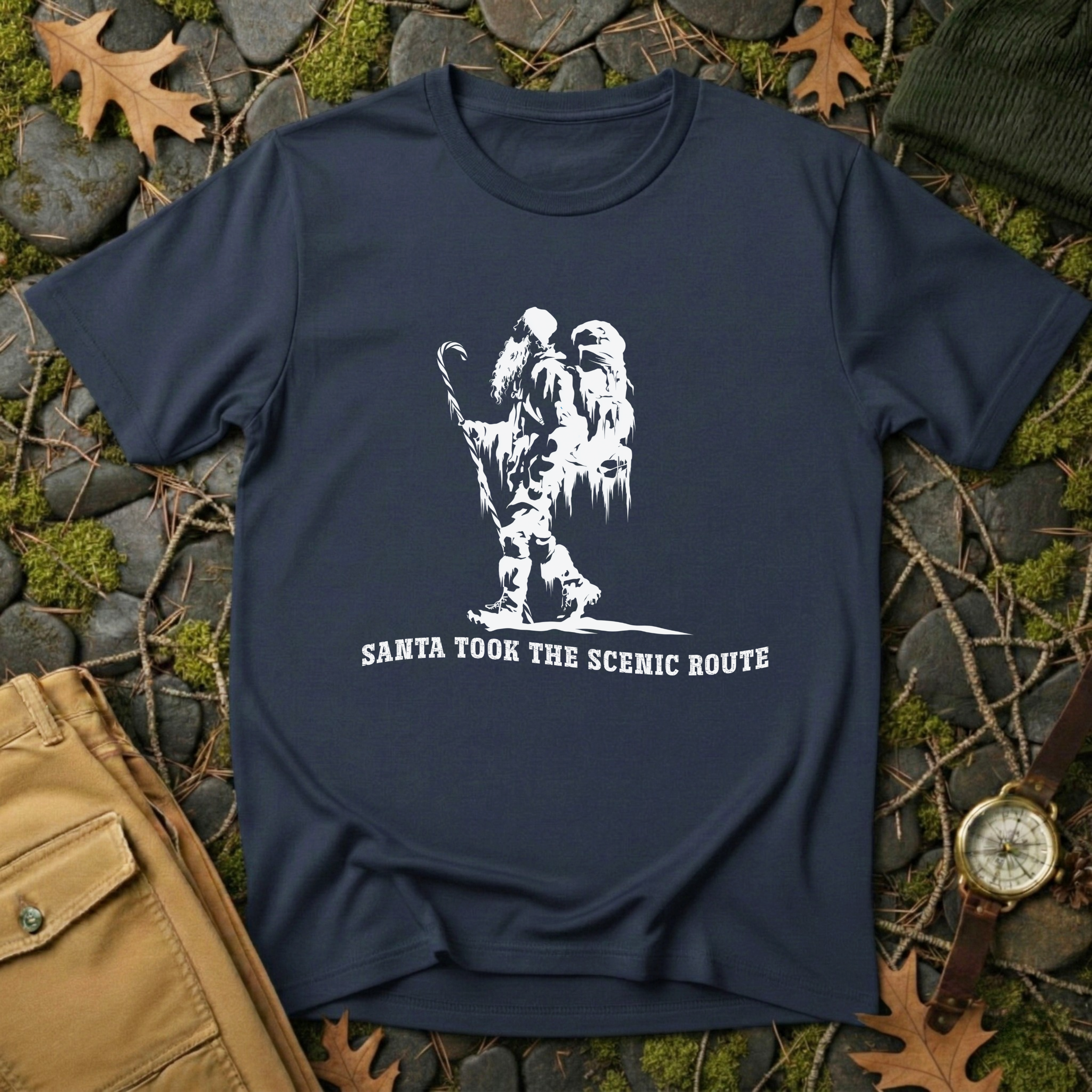 Santa Took the Scenic Route T-Shirt