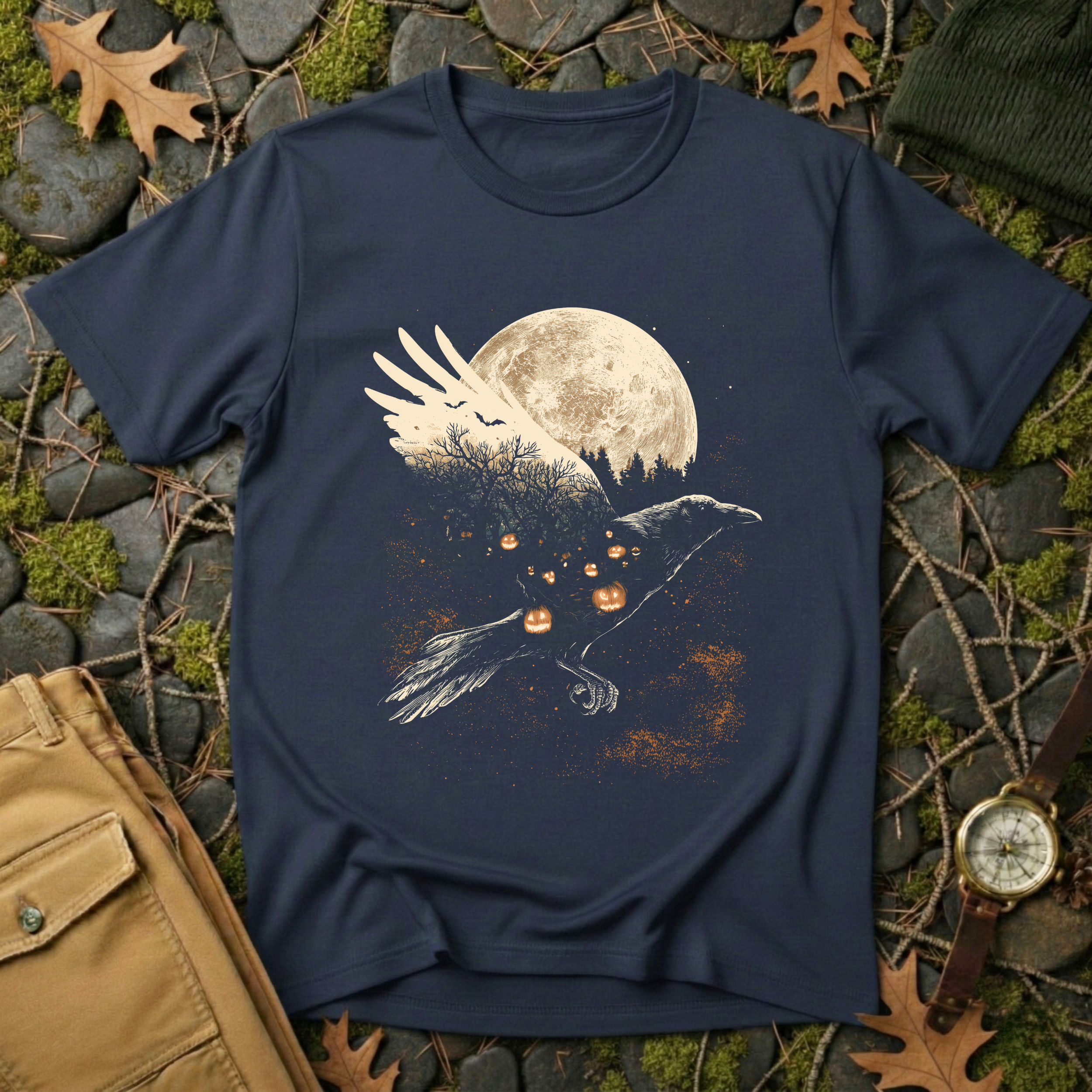 Pumpkin Crow T-Shirt