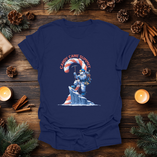 Candy Cane Summit Christmas T-Shirt