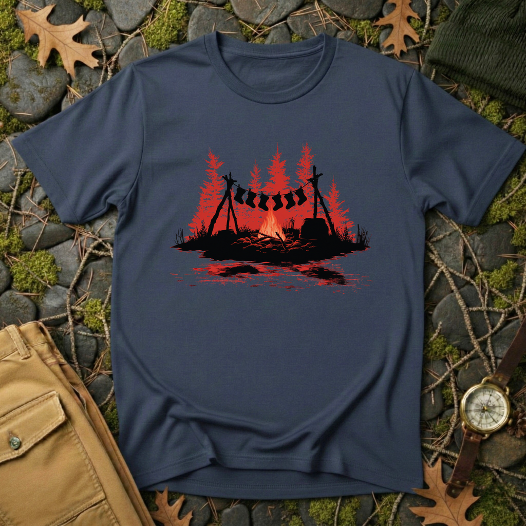 Campfire Christmas T-Shirt