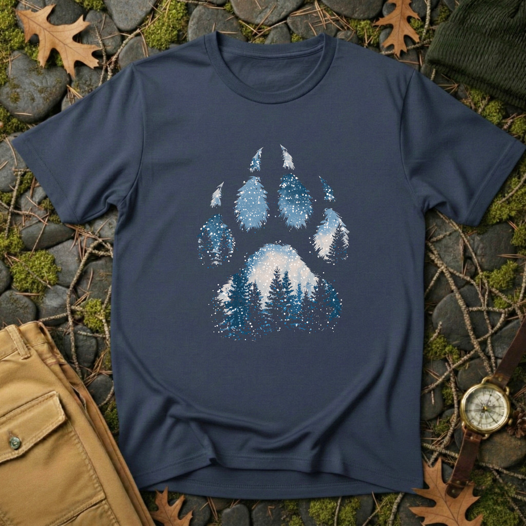 Wild Tracks Winter Paw T-Shirt