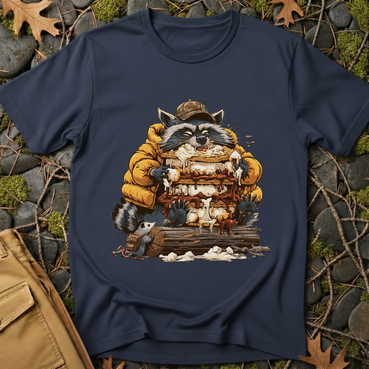 S'mores Expert Raccoon T-Shirt
