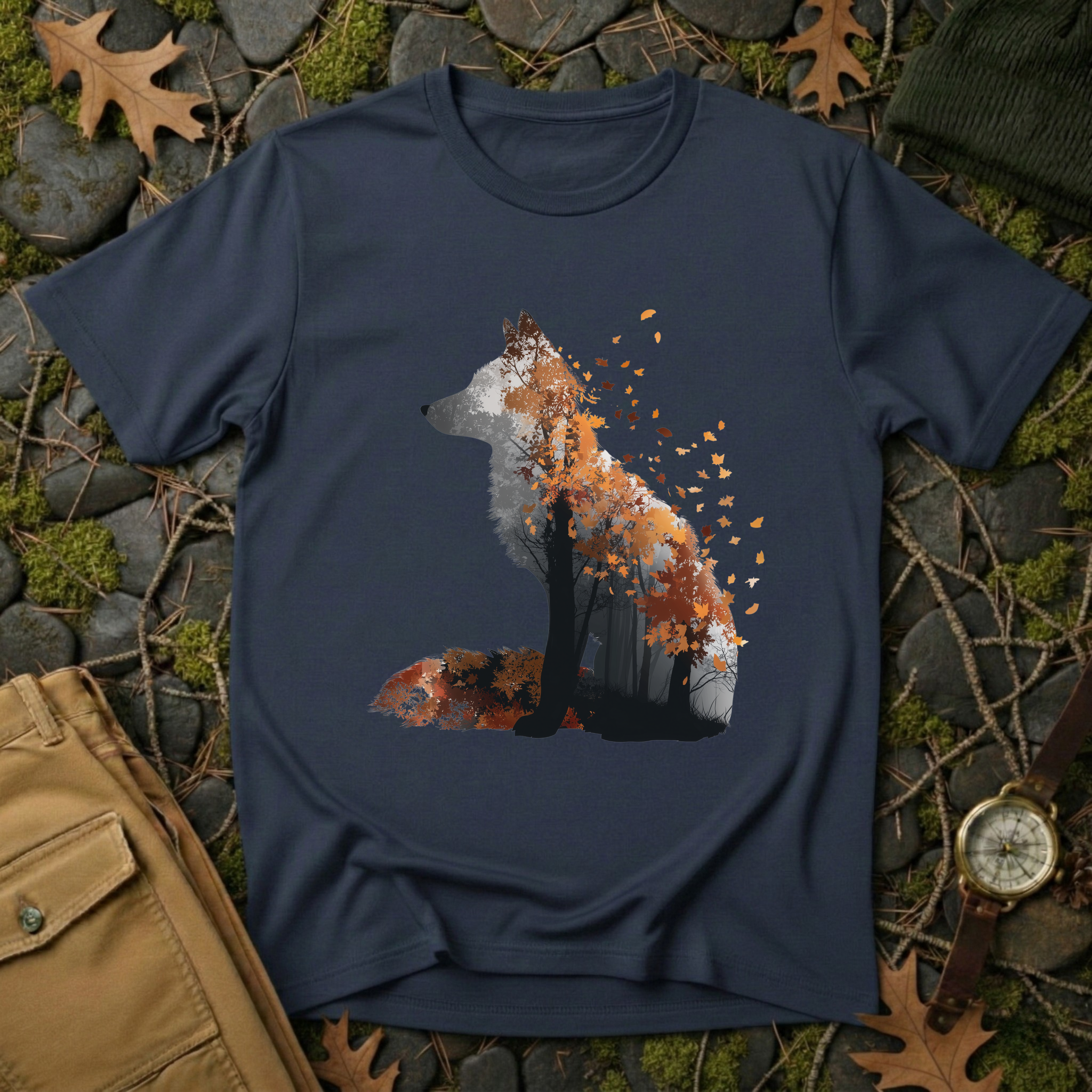 Autumn Wolf Nature T-Shirt