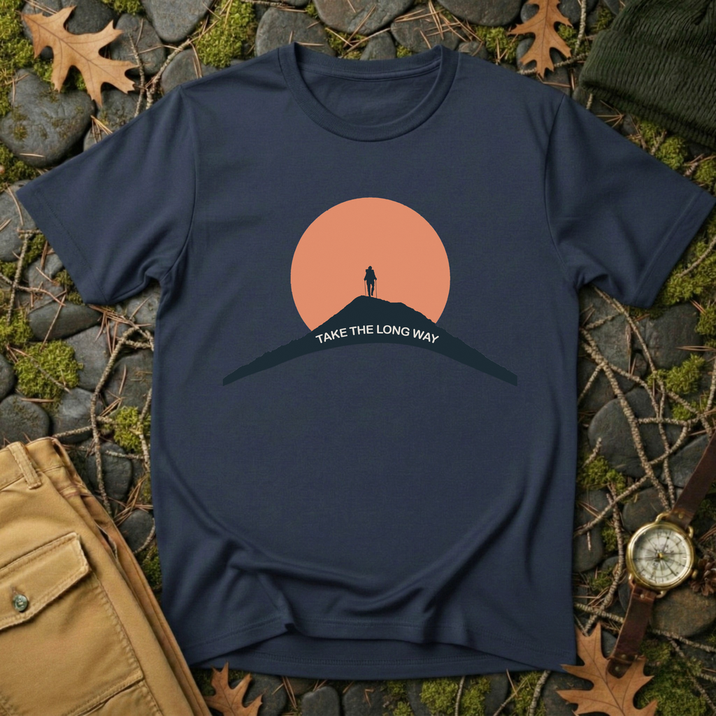 Take the Long Way - Mountain Ascent T-Shirt