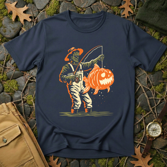 Frankenstein Fishing T-Shirt