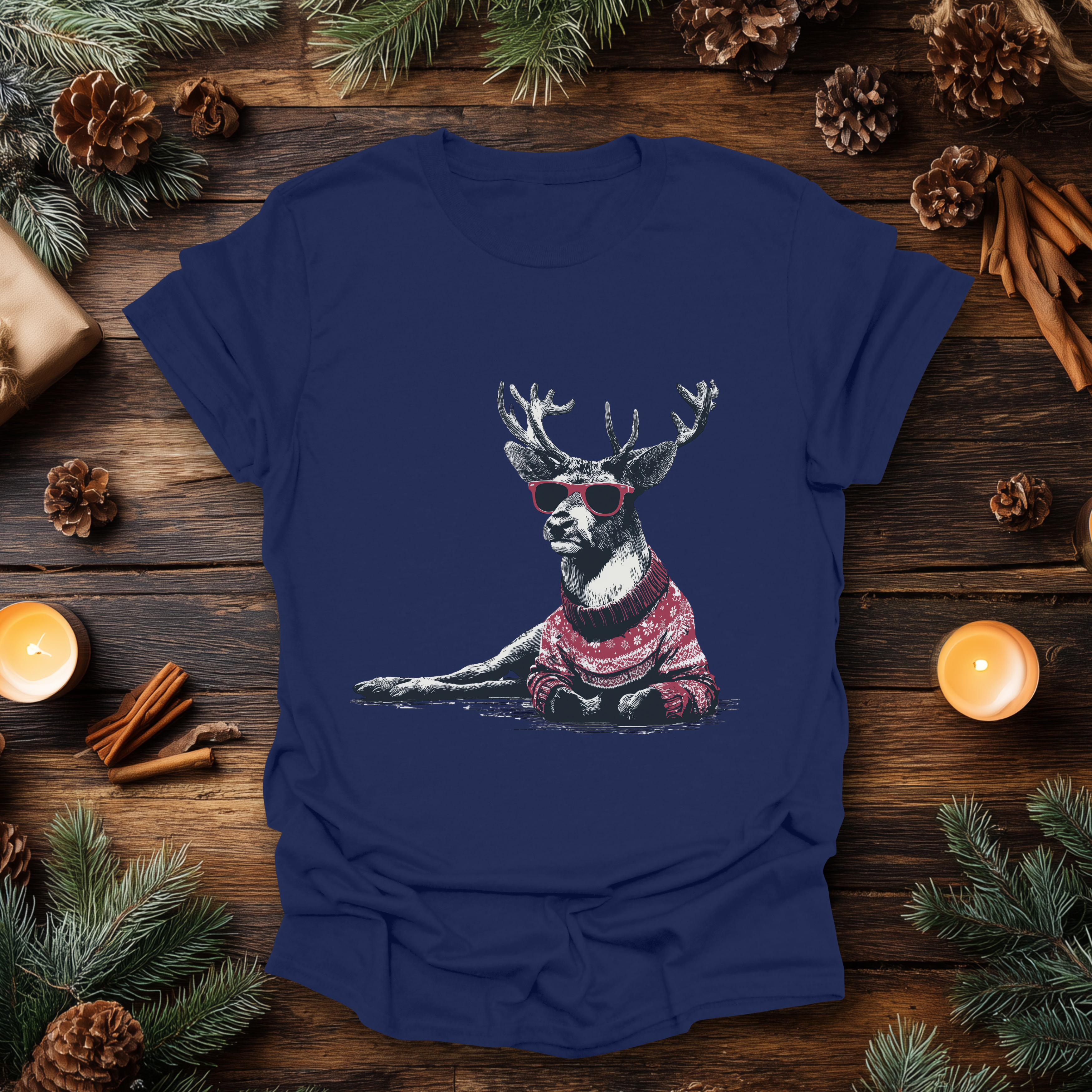 Sleighin’ It Reindeer T-Shirt