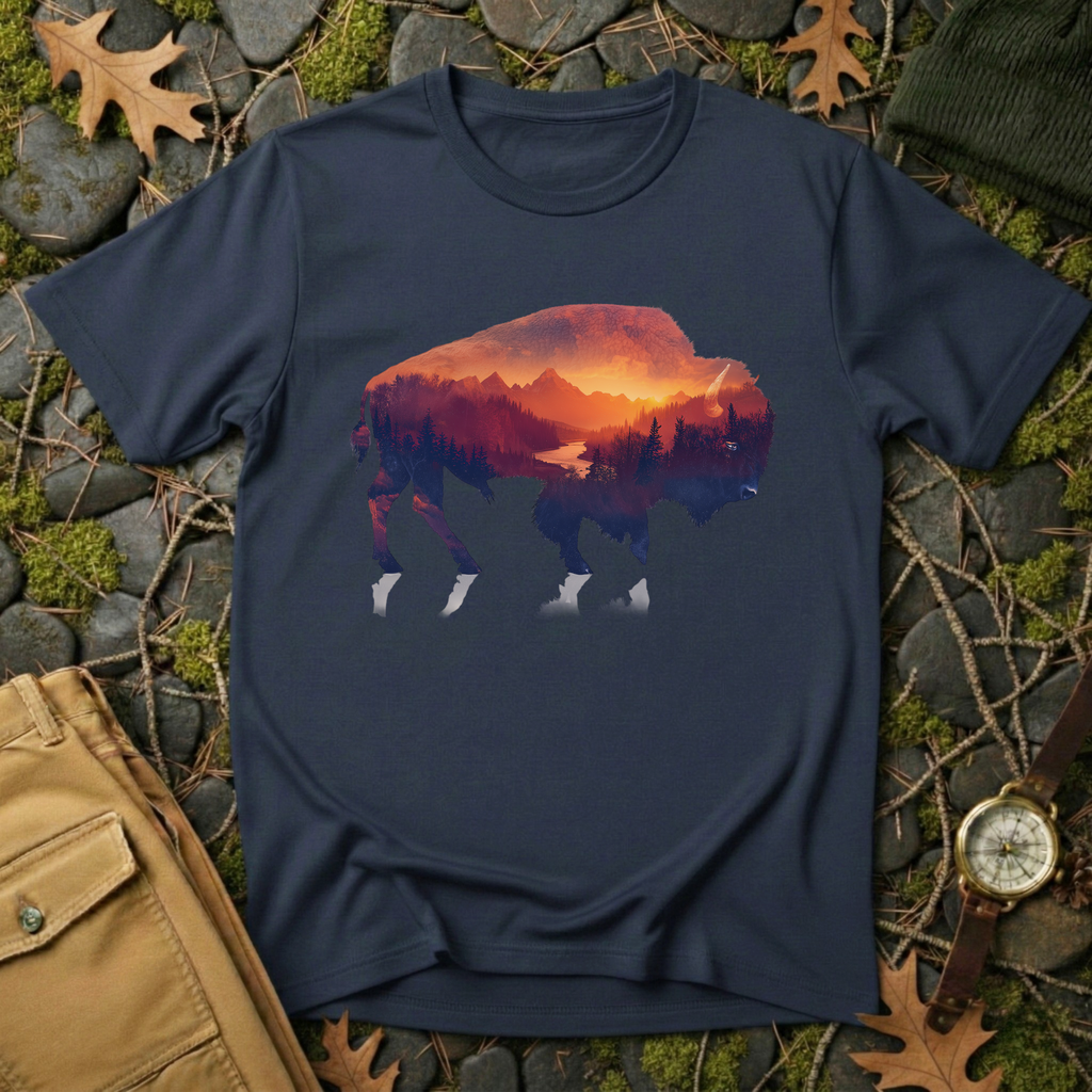 Sunset Bison T-Shirt
