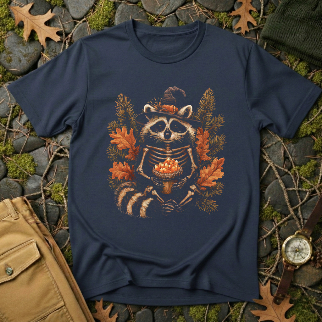 Skeleton Raccoon T-Shirt