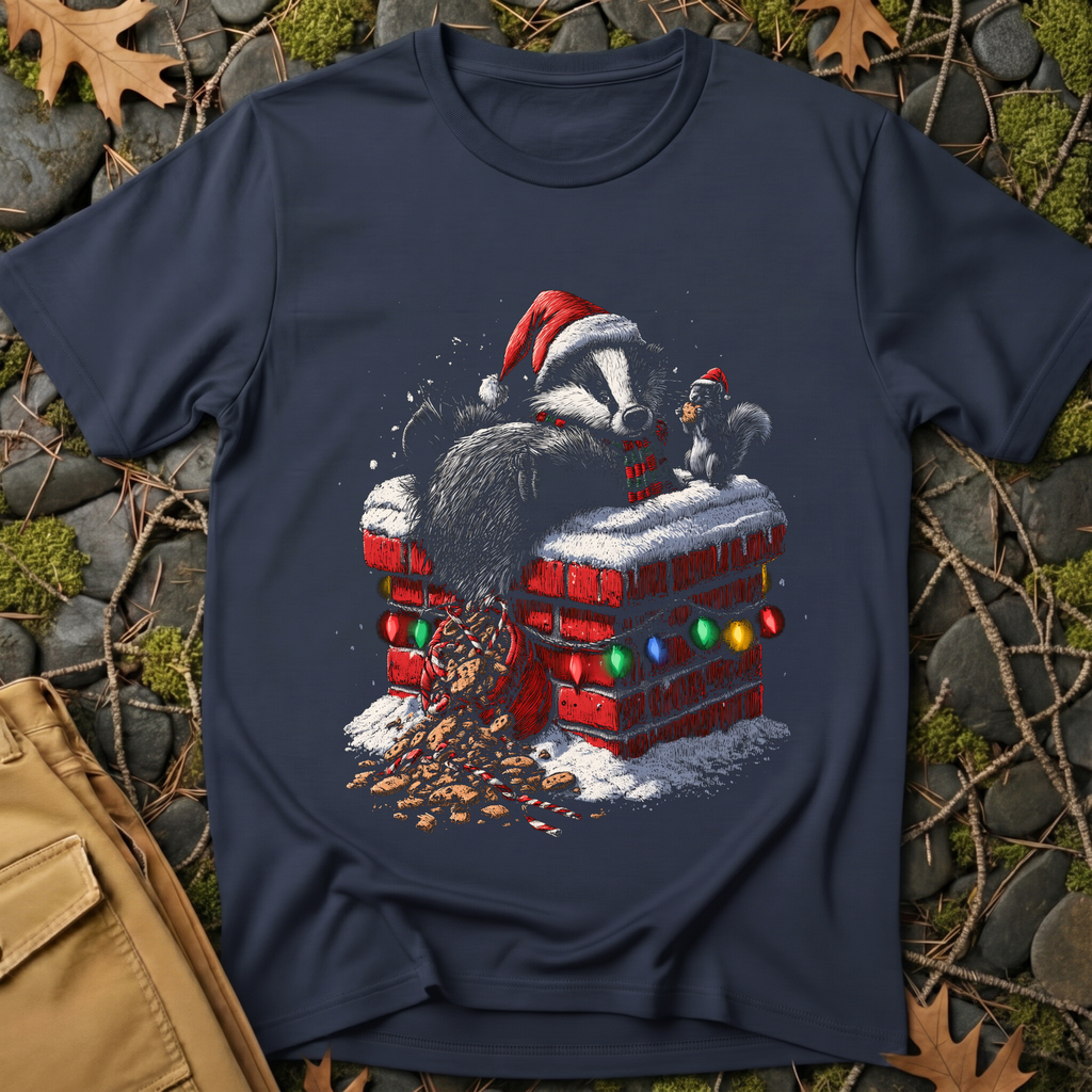 Badger Chimney Holiday T-Shirt