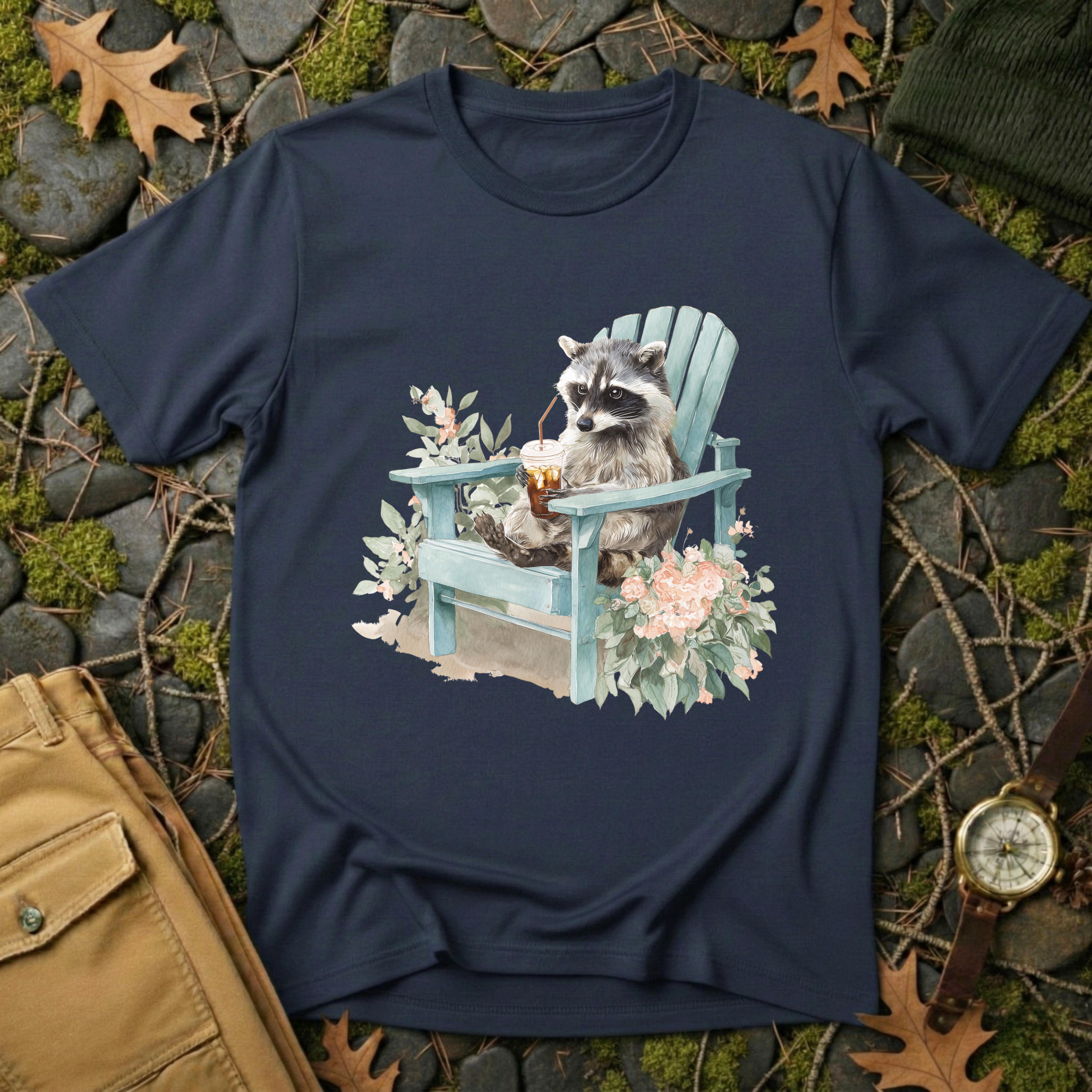 Wild & Unbothered Raccoon T-Shirt