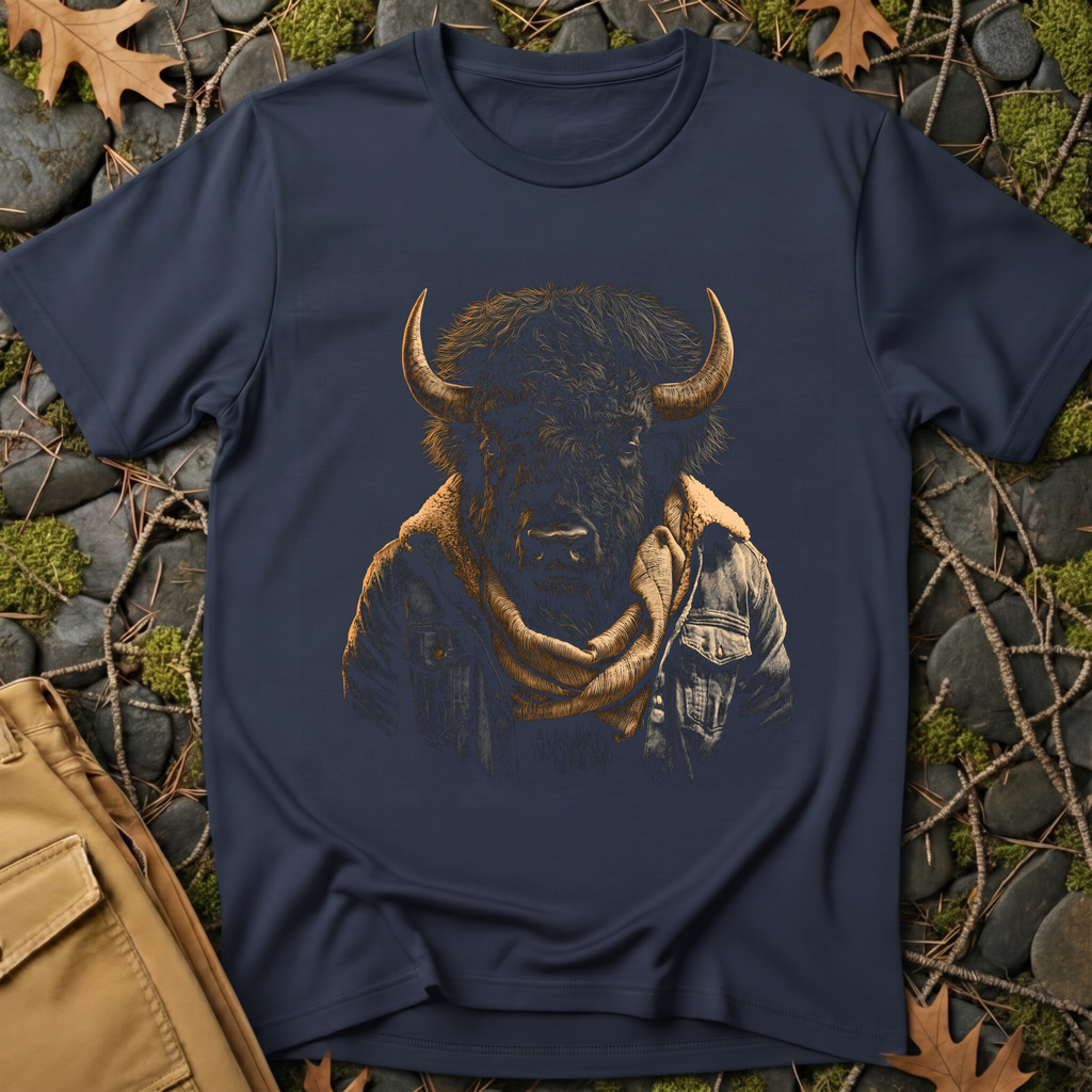Rugged Bison Jacket T-Shirt