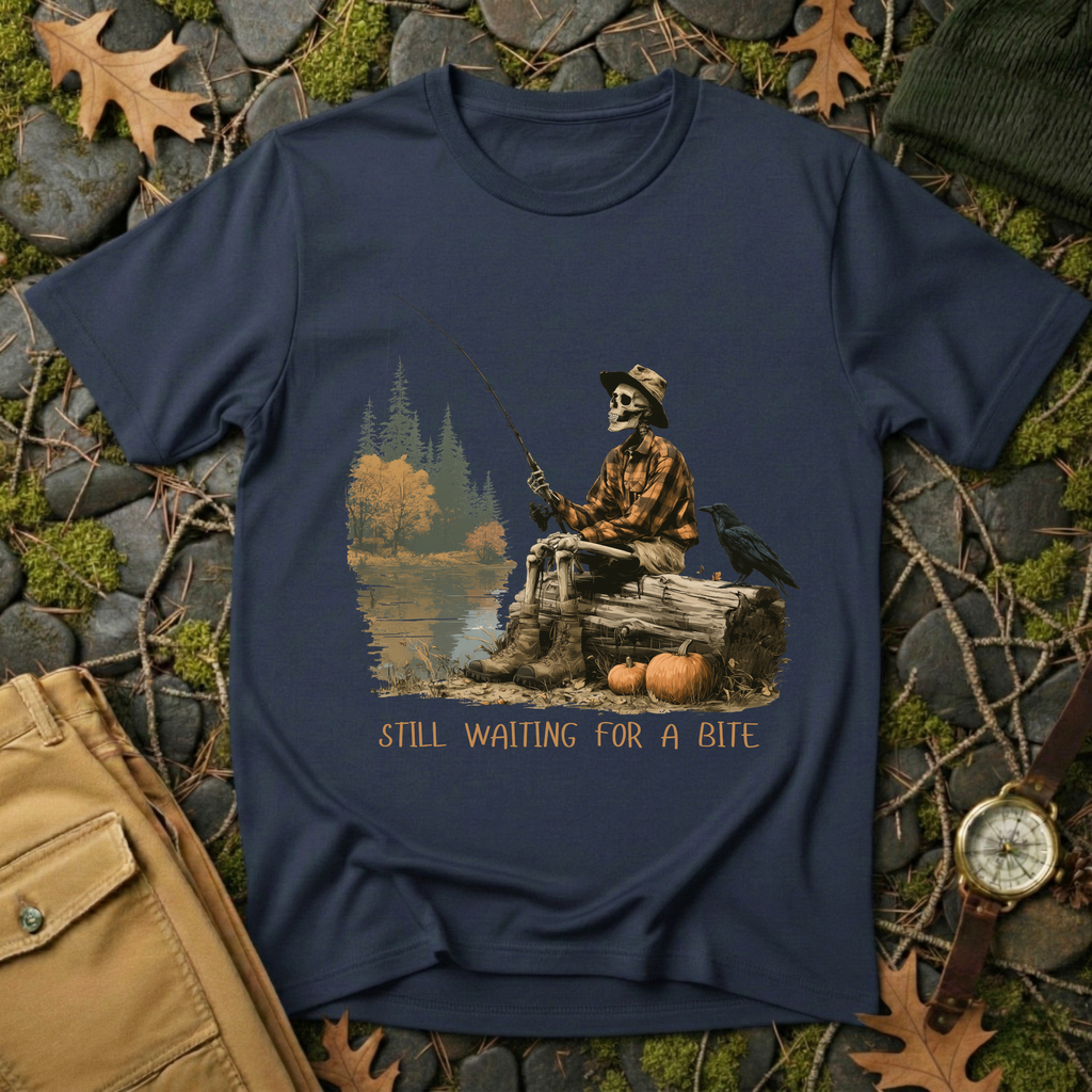 Fishing Skeleton T-Shirt