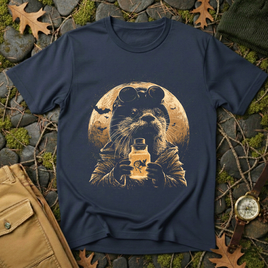 Steampunk Otter Alchemist T-Shirt