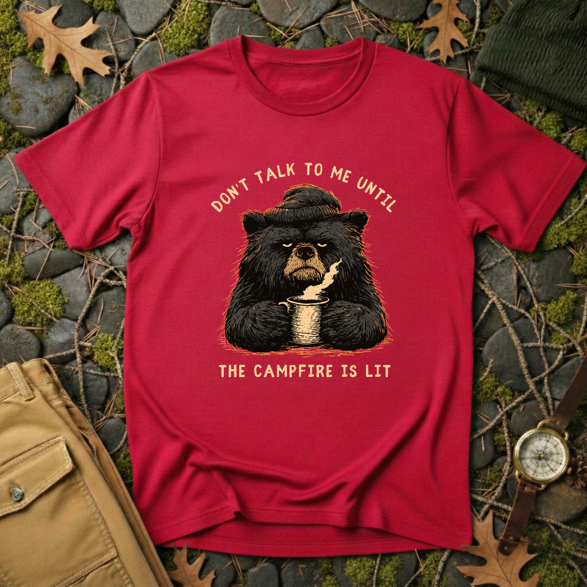 Campfire Bear T-Shirt