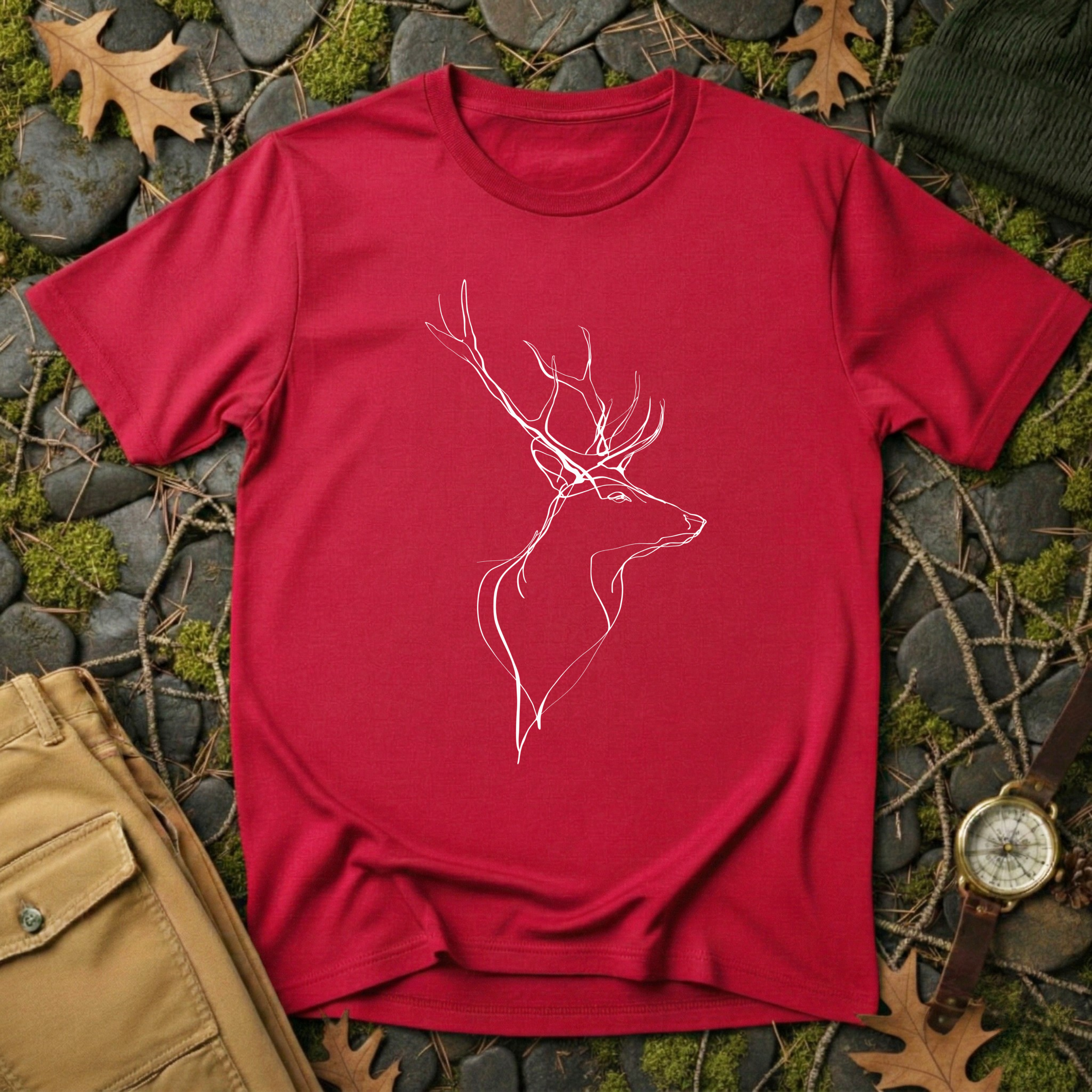 Linear Stag T-Shirt
