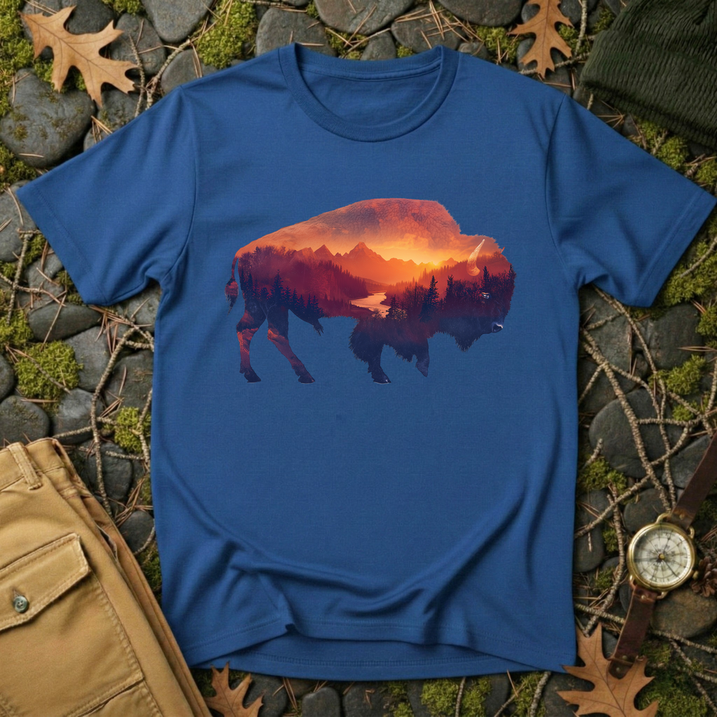 Sunset Bison T-Shirt