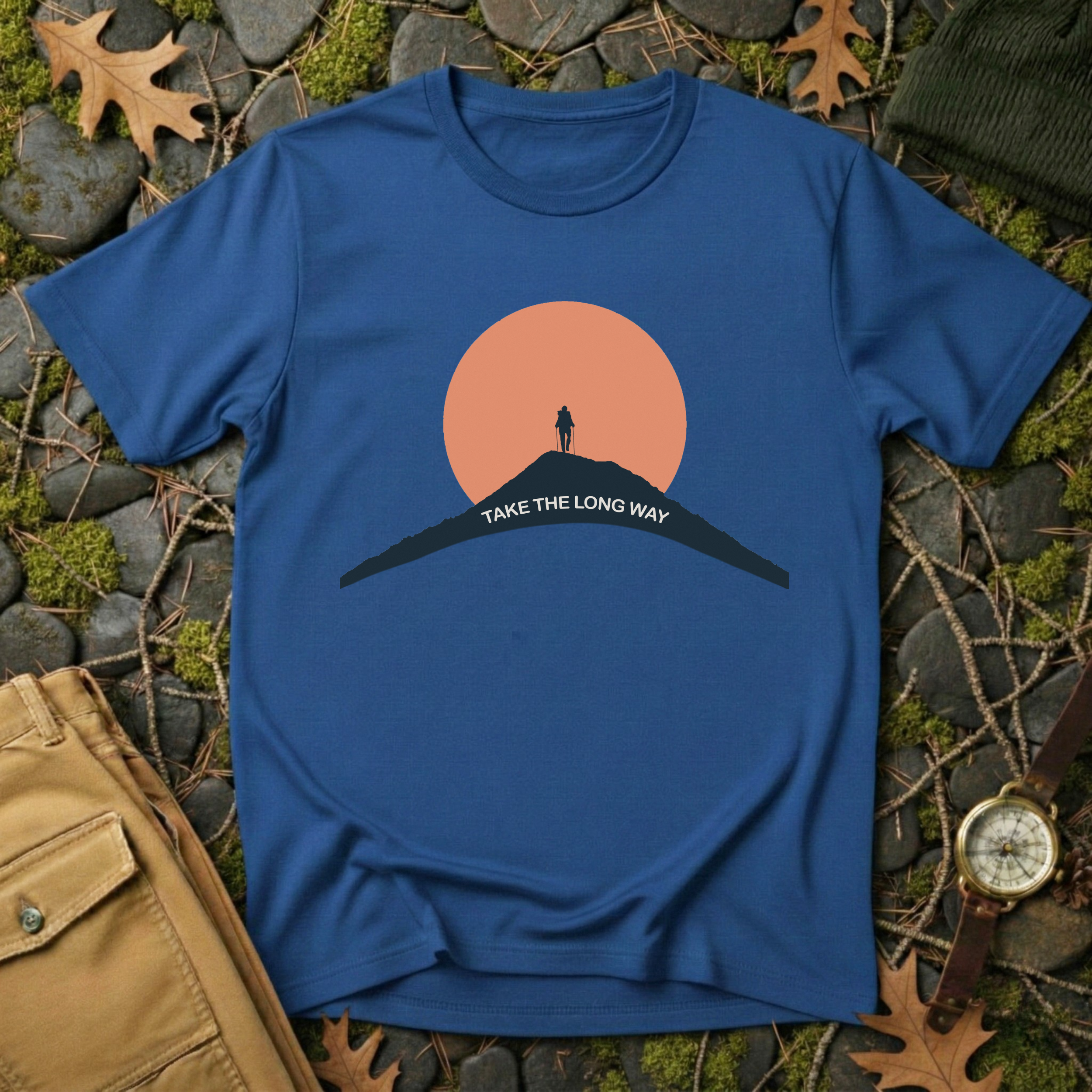 Take the Long Way - Mountain Ascent T-Shirt