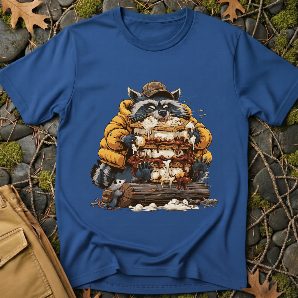S'mores Expert Raccoon T-Shirt