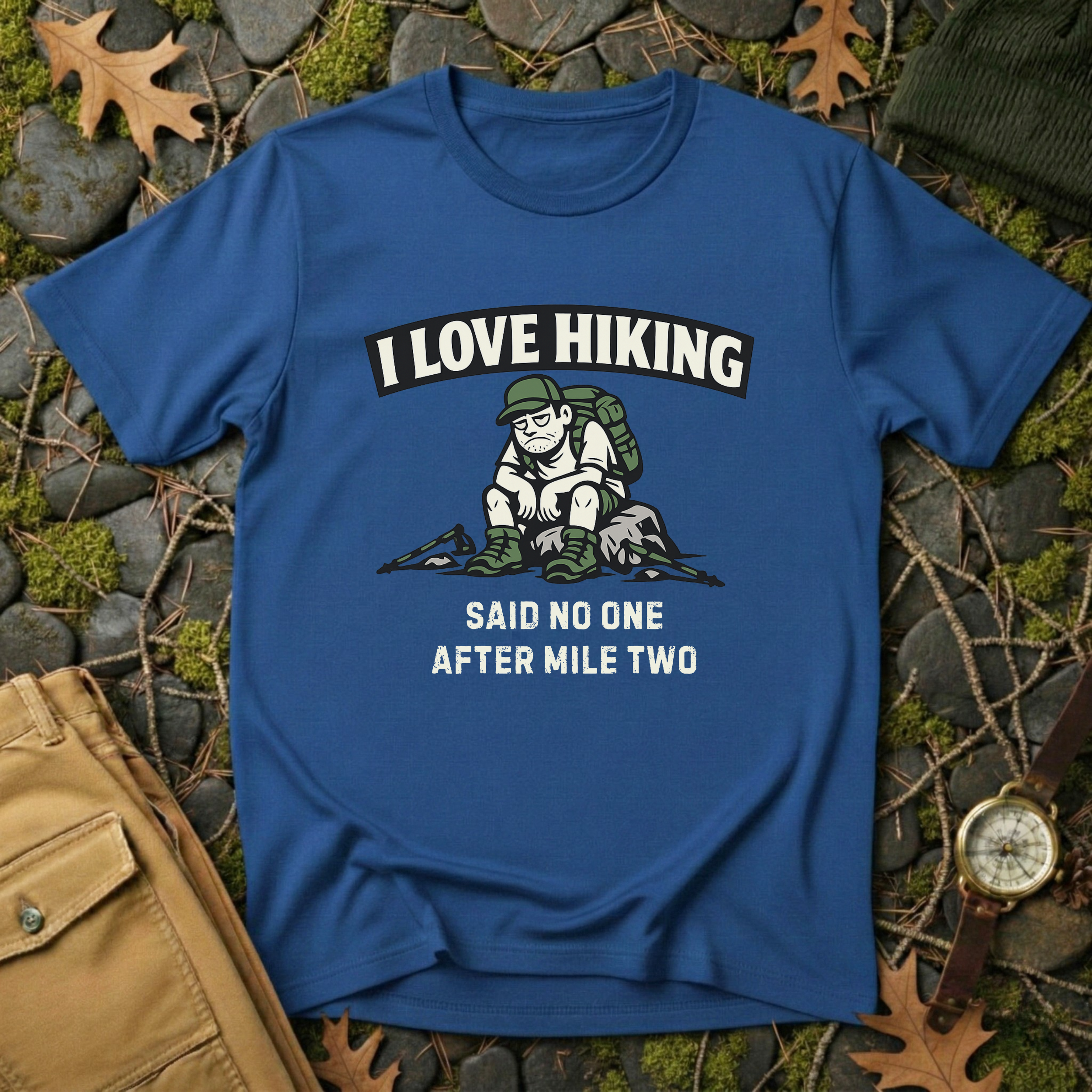 Male Hate Hiking T-Shirt