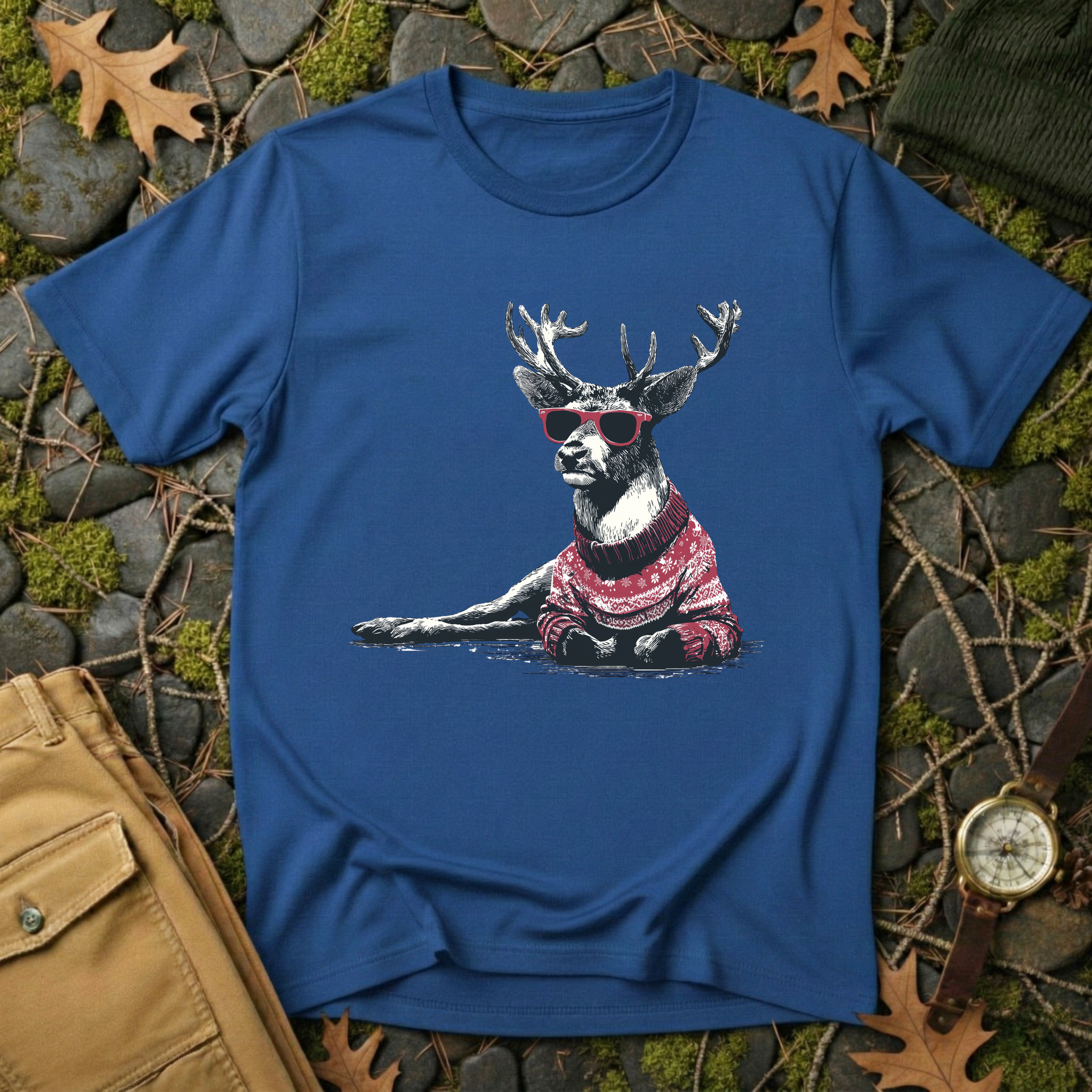 Sleighin’ It Reindeer T-Shirt