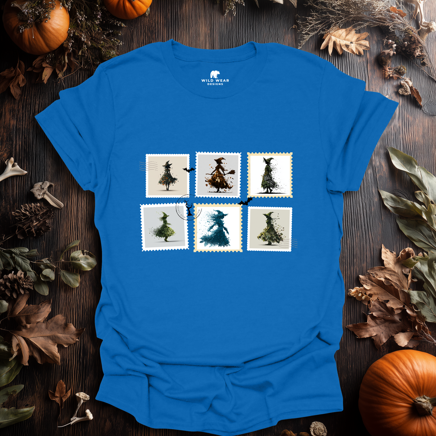 Witch Post – Haunted Stamps Halloween T-Shirt