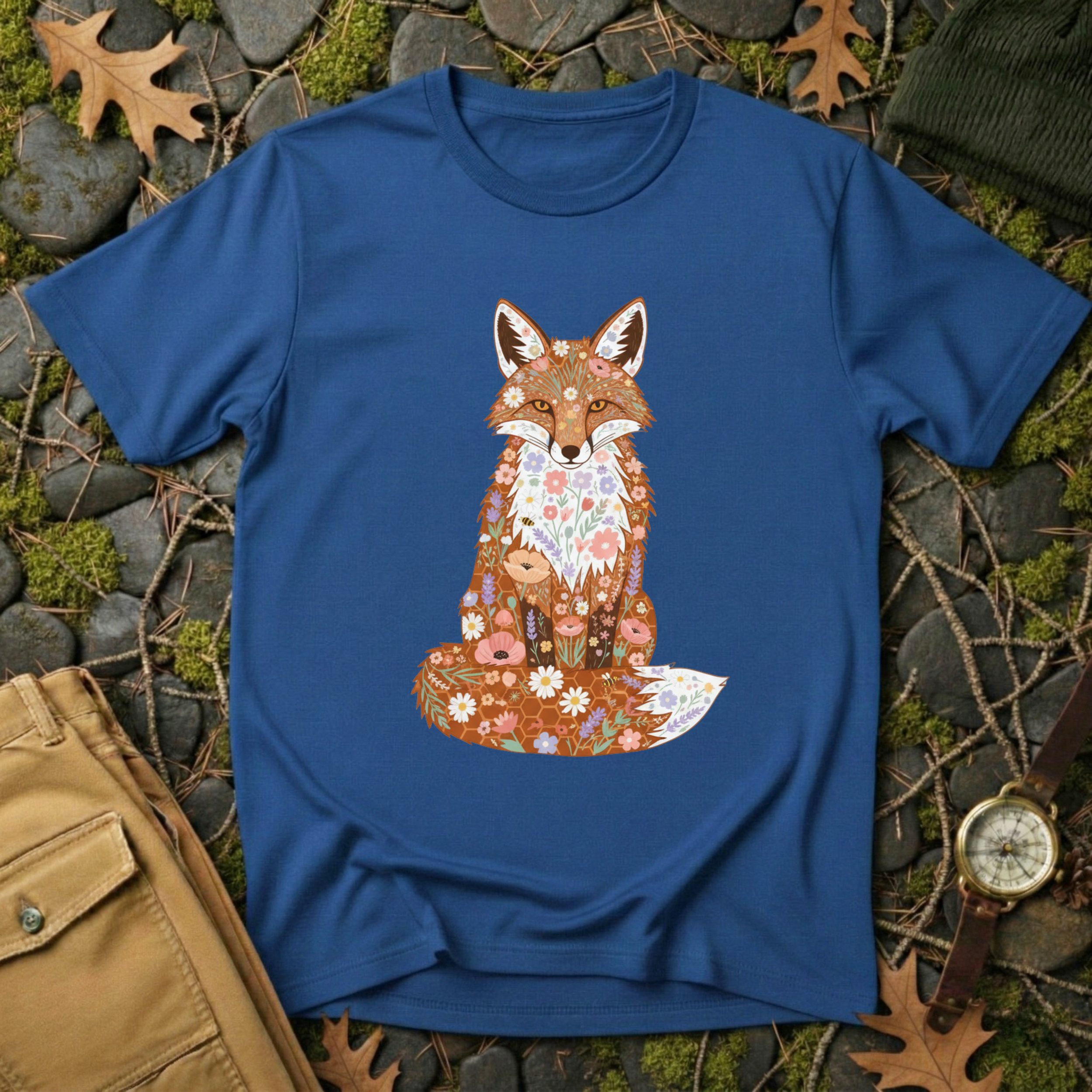 Flower Fox T-Shirt