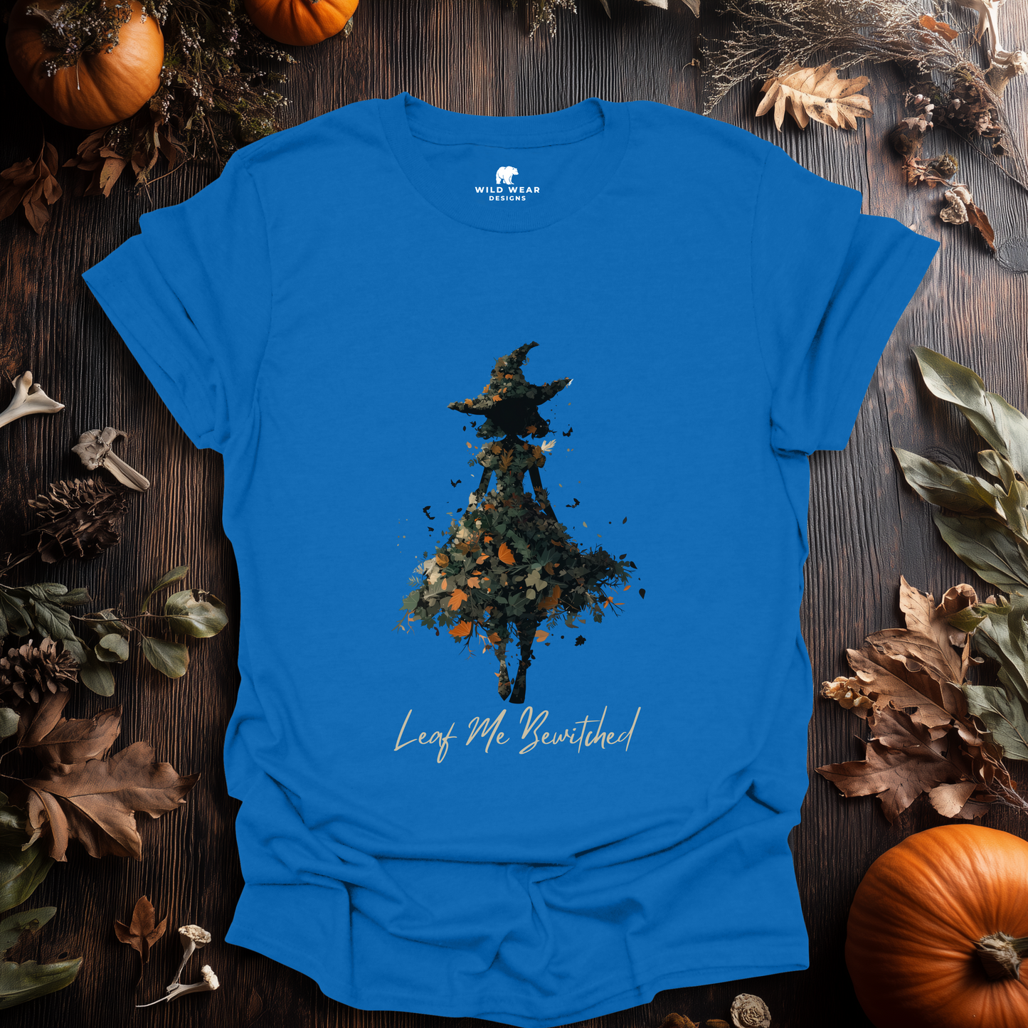 Leaf Me Bewitched Witch T-Shirt