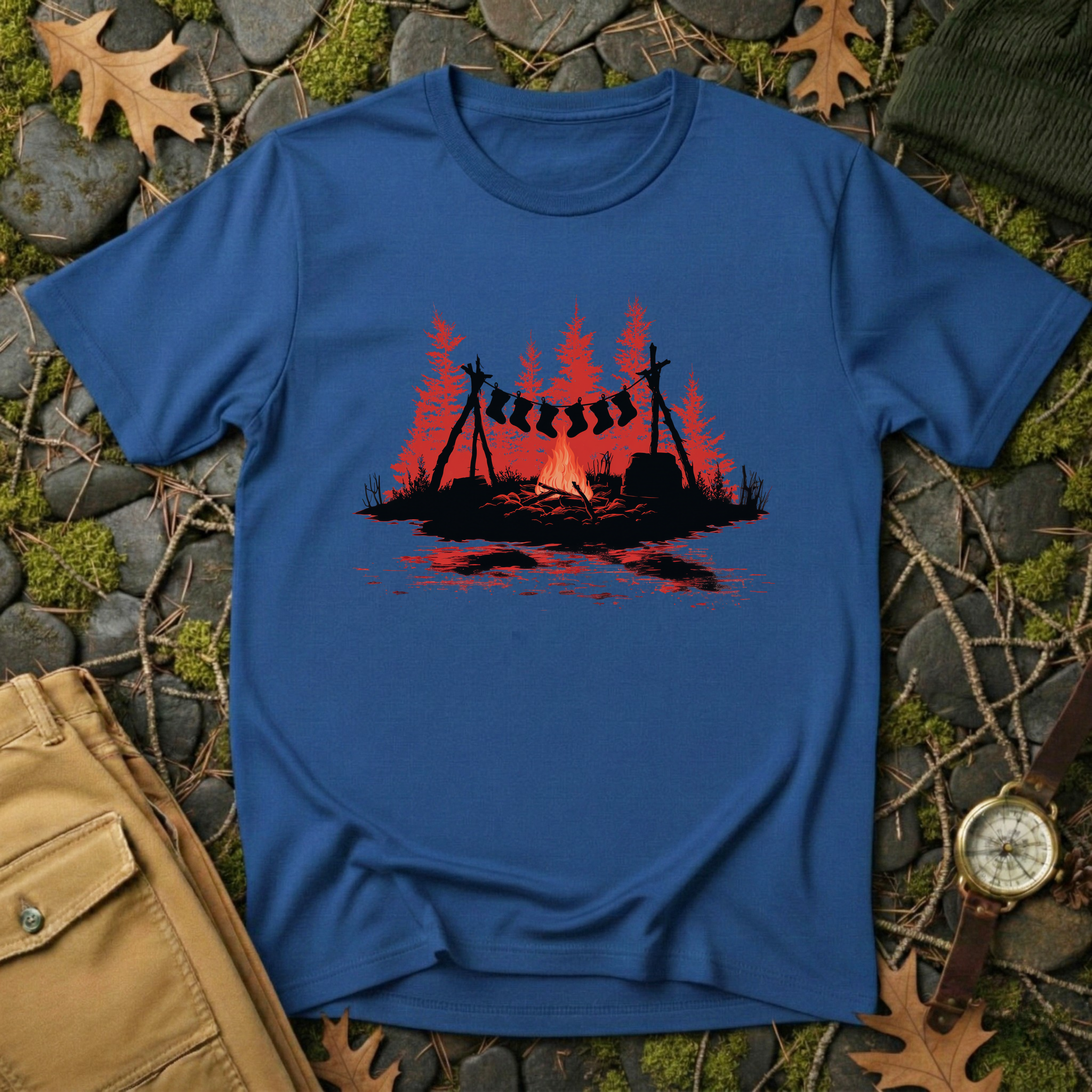 Campfire Christmas T-Shirt