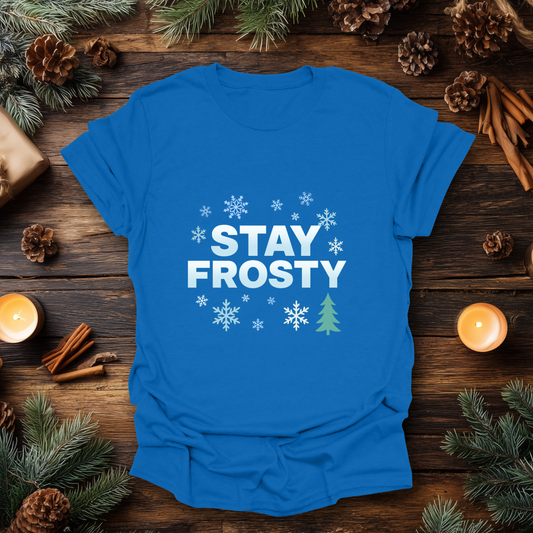 Stay Frosty – Chill Vibes Winter T-Shirt