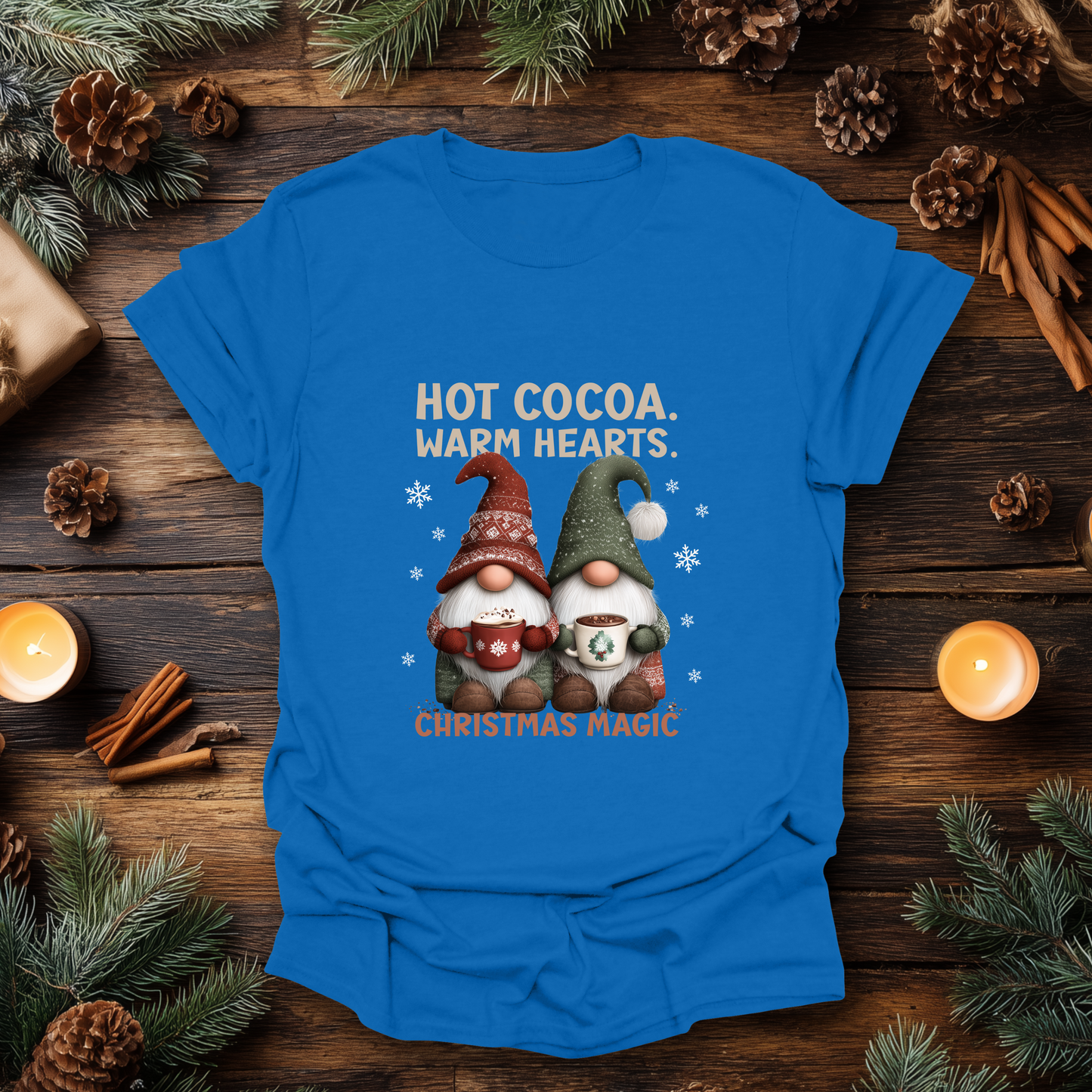 Hot Cocoa Christmas Gnome T-Shirt