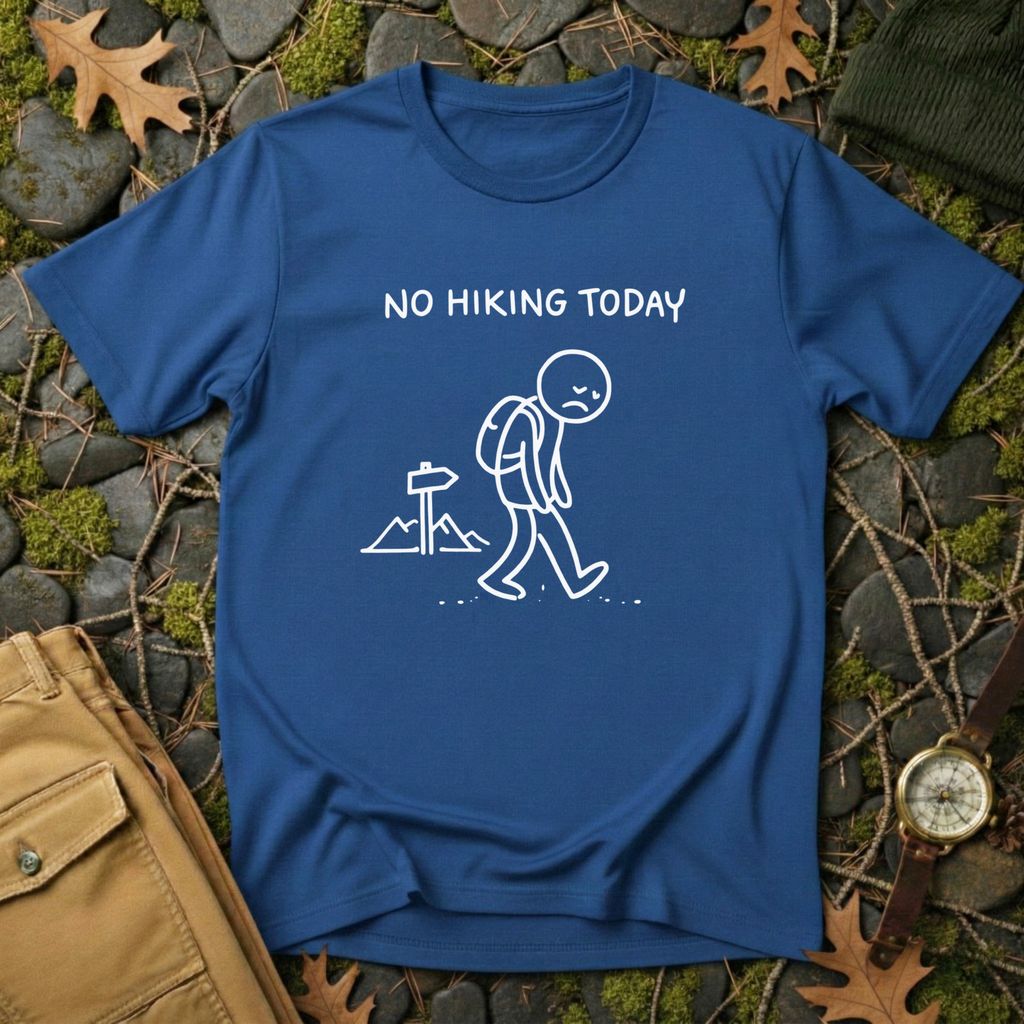 No Hiking Today T-Shirt