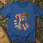 Candy Cane Raccoon T-Shirt