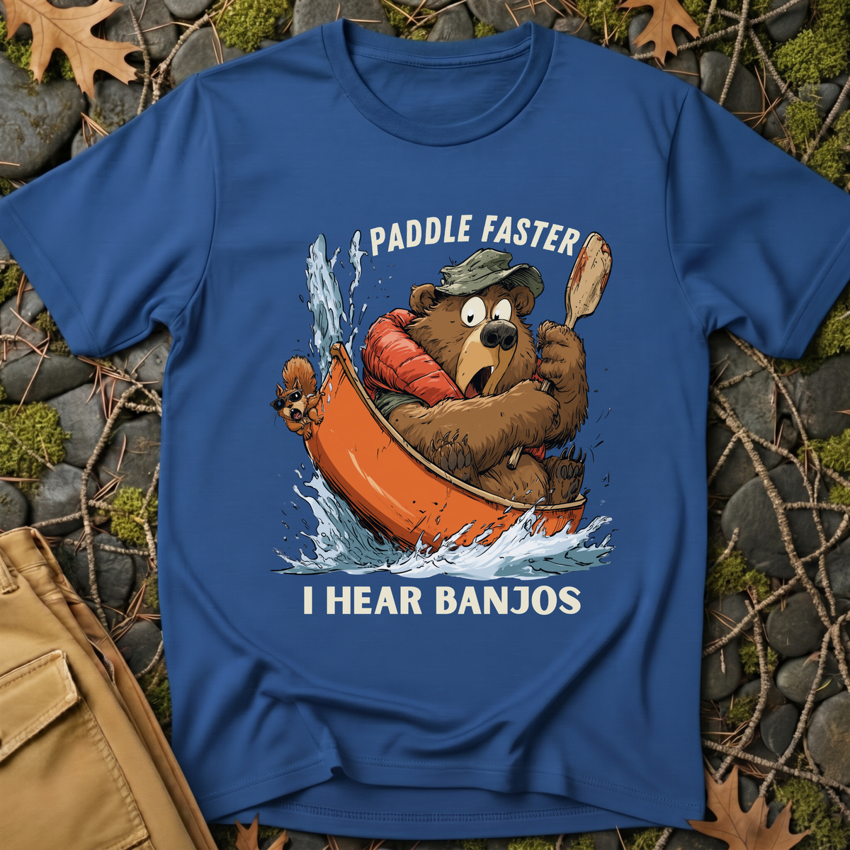 Paddle Faster Bear T-Shirt
