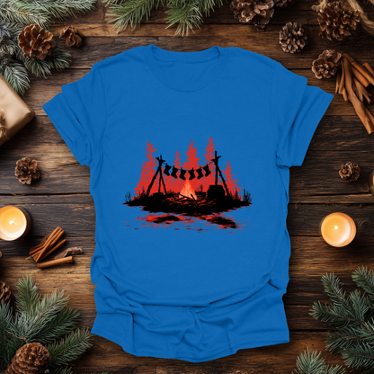 Campfire Christmas T-Shirt