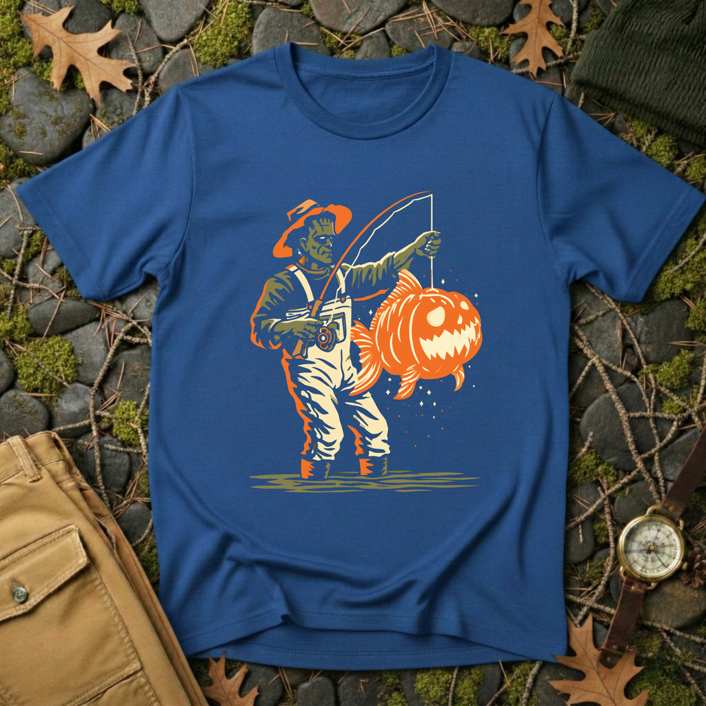 Frankenstein Fishing T-Shirt