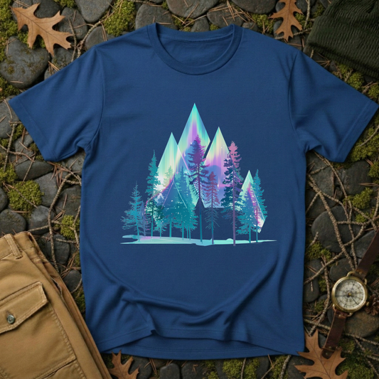 Aurora Peaks Forest T-Shirt