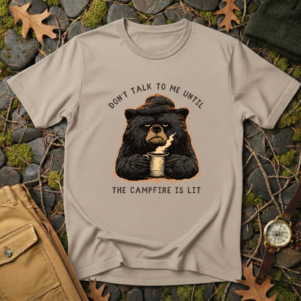 Campfire Bear T-Shirt