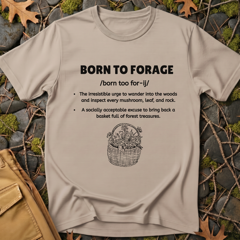 Born to Forage Definition T-Shirt