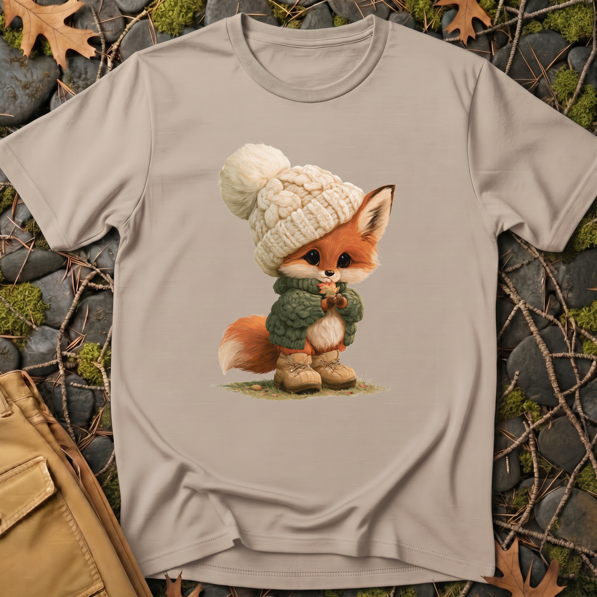 Cozy Autumn Fox T-Shirt