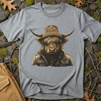 Highland Cow Beanie T-Shirt
