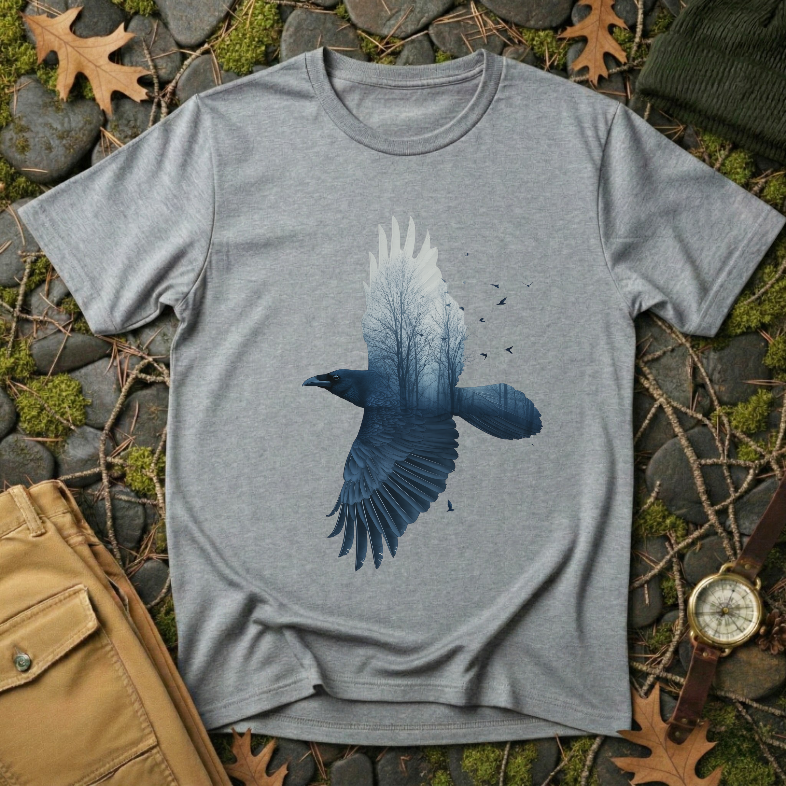 Shadow Flight Crow T-Shirt