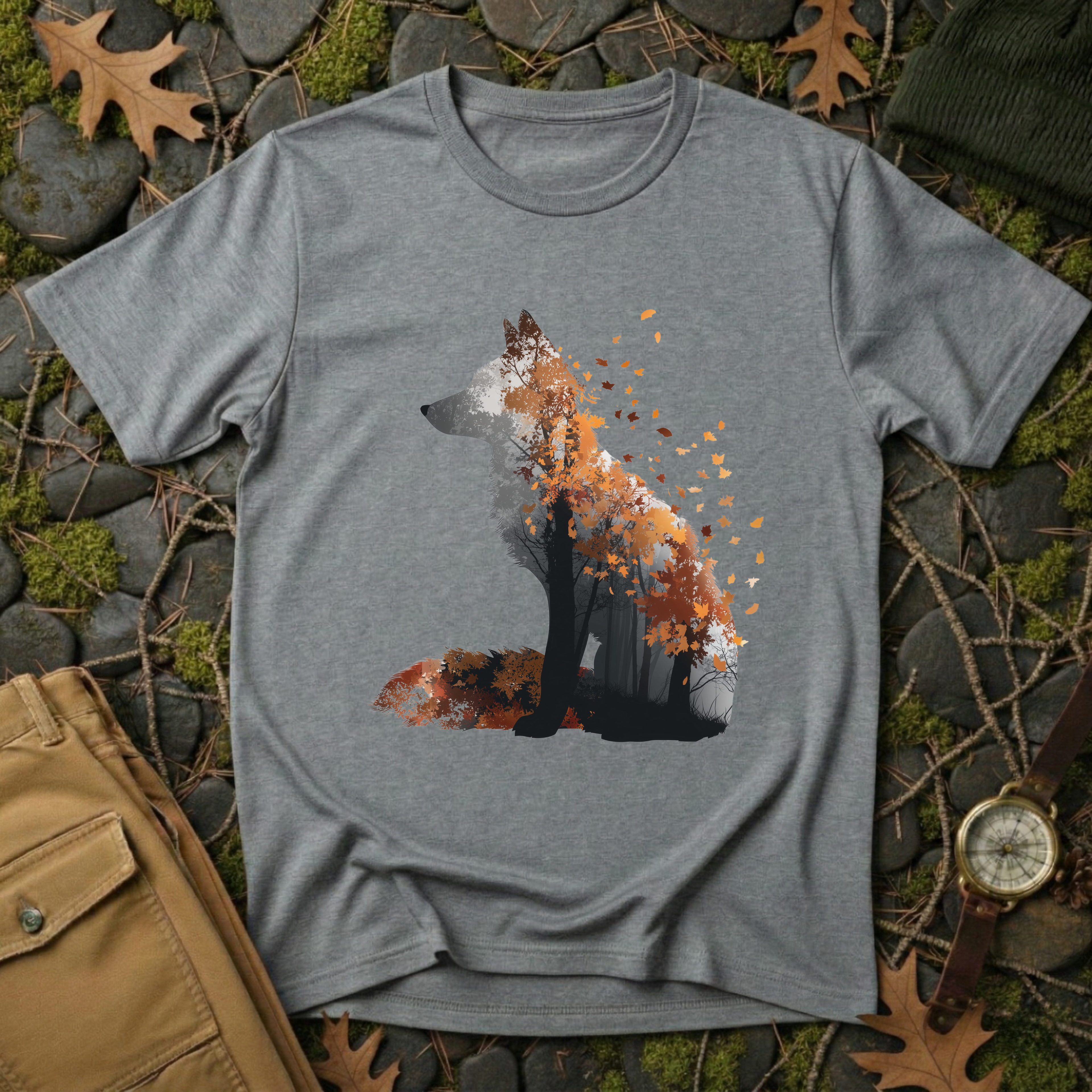 Autumn Wolf Nature T-Shirt