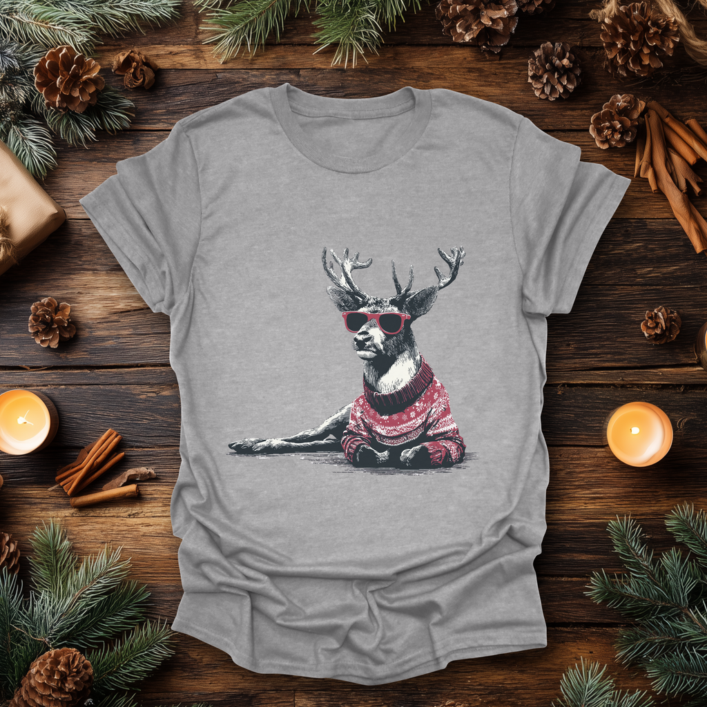 Sleighin’ It Reindeer T-Shirt