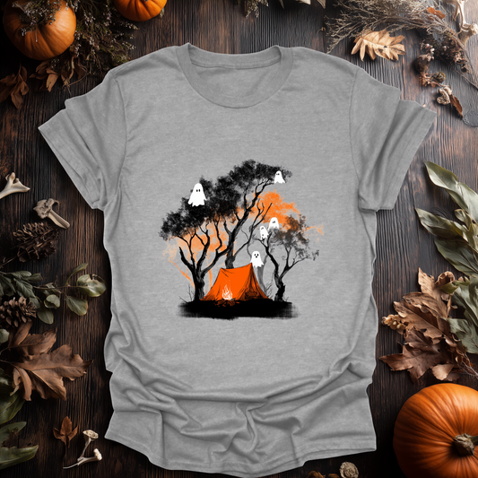 Haunted Campfire Halloween T-Shirt