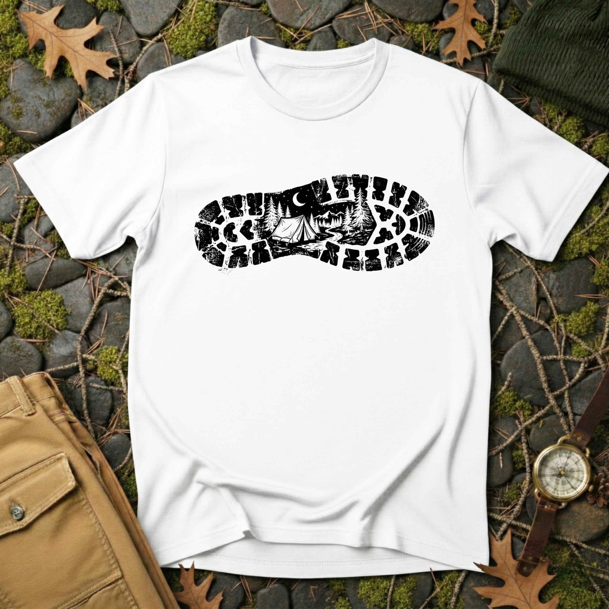 Trail Print T-Shirt